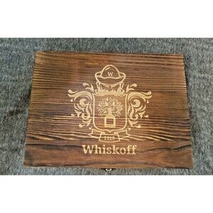 Whiskoff 1918 Whiskey Gift Set Includes two Glasses/Black Ice Stones